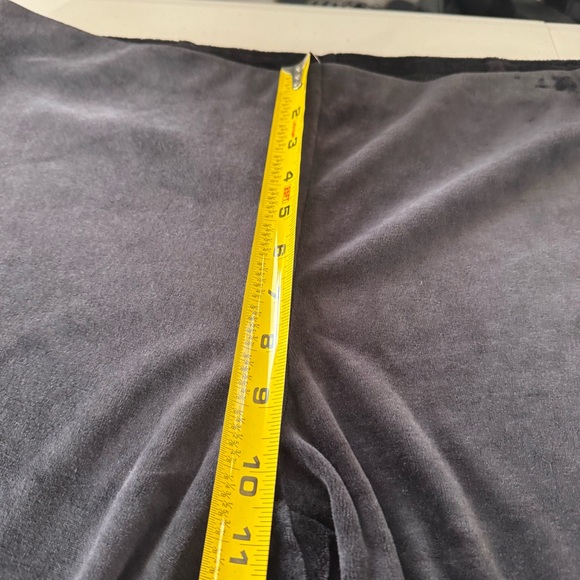 J. Jill Pure Jill Black Velour Pima Cotton Modal‎ Pull On Lounge Pants Sz Large - Picture 6 of 9